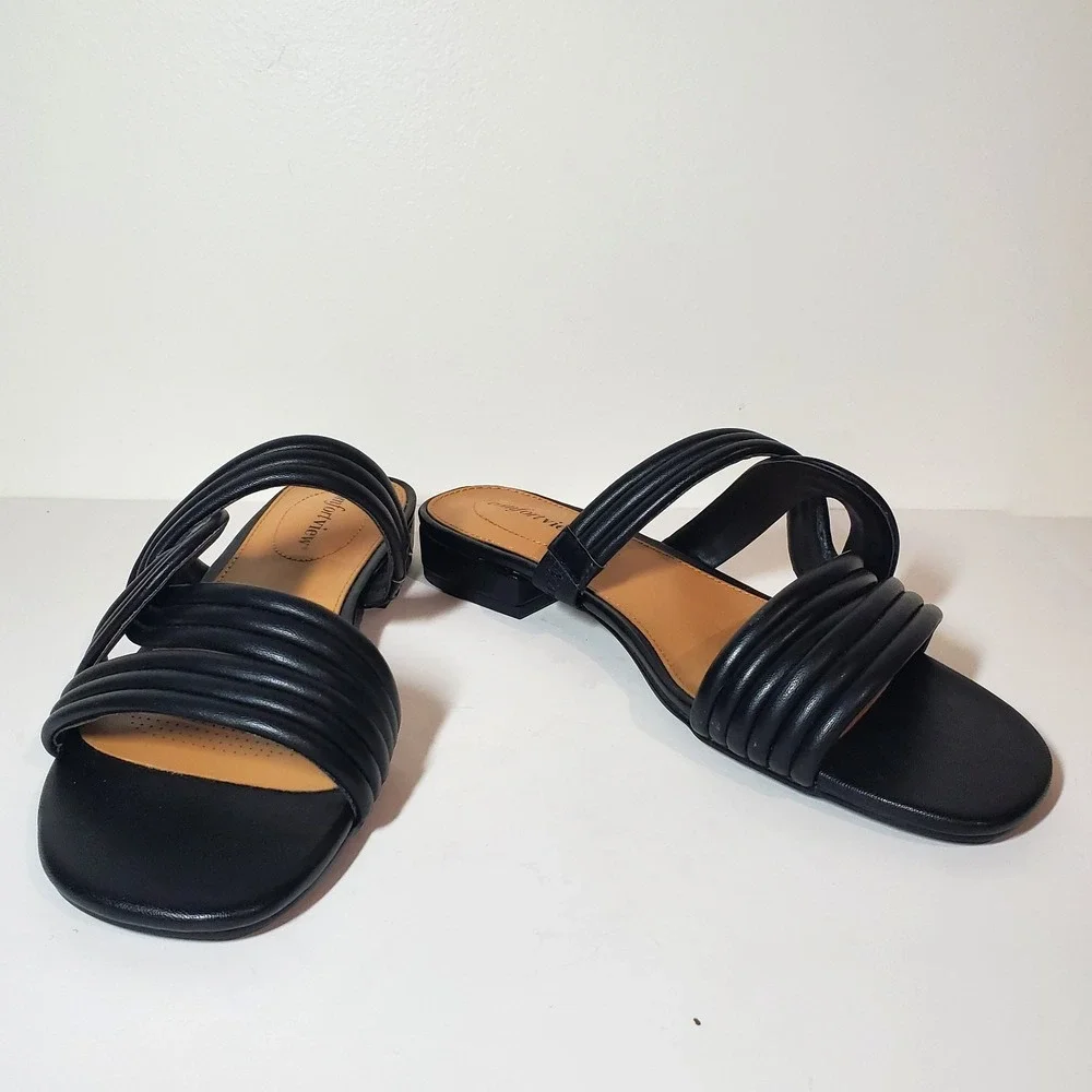 Comfortview Alona Mule Women's‎ Sandal Black US 8.5W/#09261